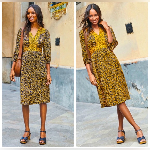 Boden Ariadne Dress US size 8P - Picture 2 of 5